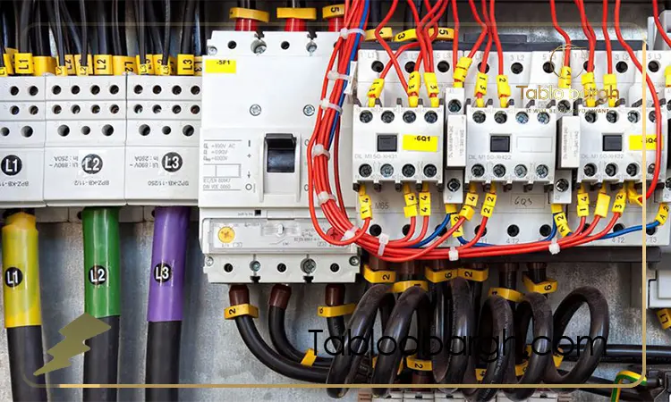 نحوه سیم کشی تابلو برق سه فاز