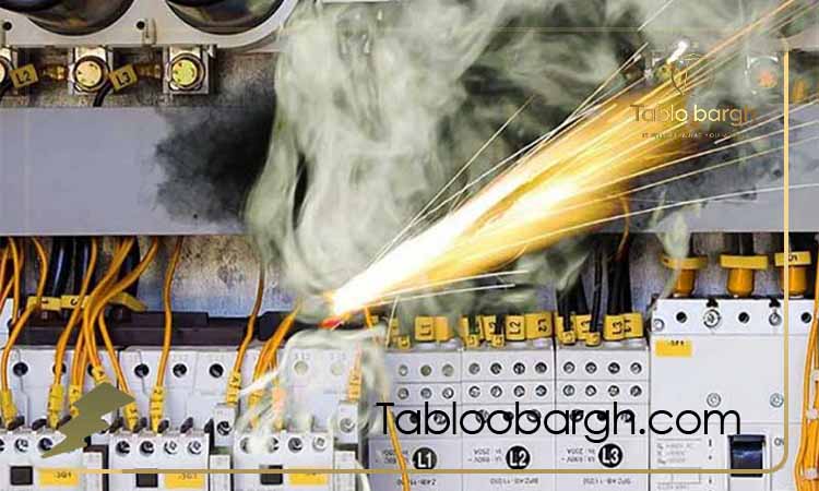 تأثیر اضافه بار و اتصال کوتاه بر تابلو برق