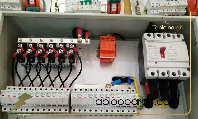 تابلو برق مرکزی پنل خورشیدی